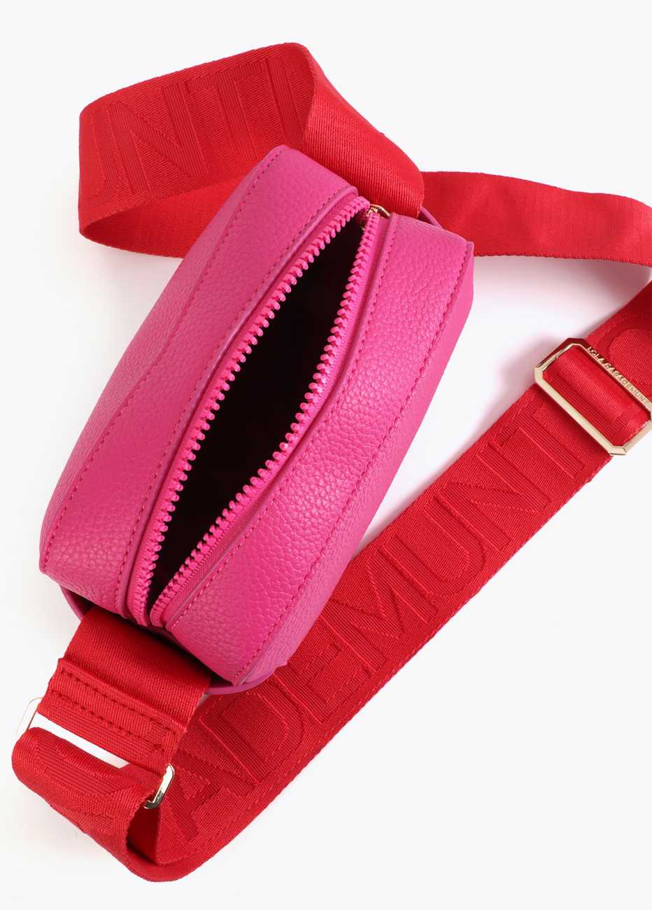 Contrast Strap Nylon Crossbody