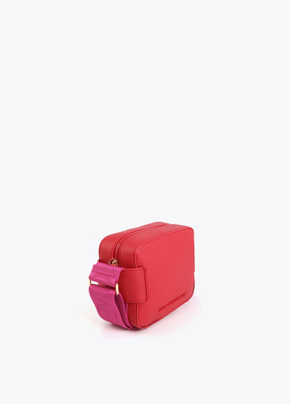 Contrast Strap Nylon Crossbody