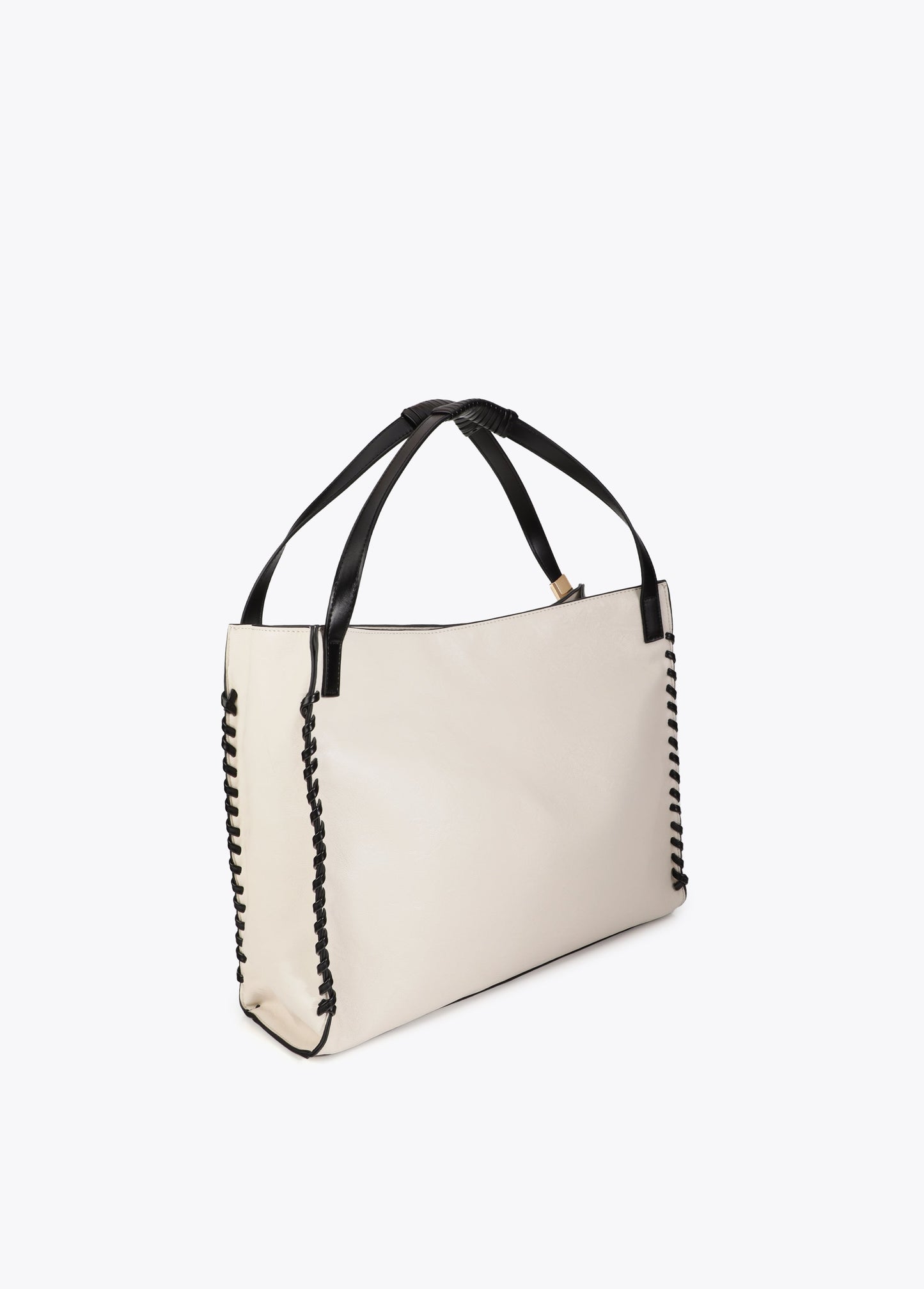 Shopper with Contrasting Braided Detail