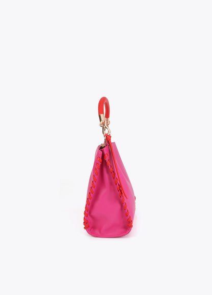 Bag with Contrasting Braided Detail