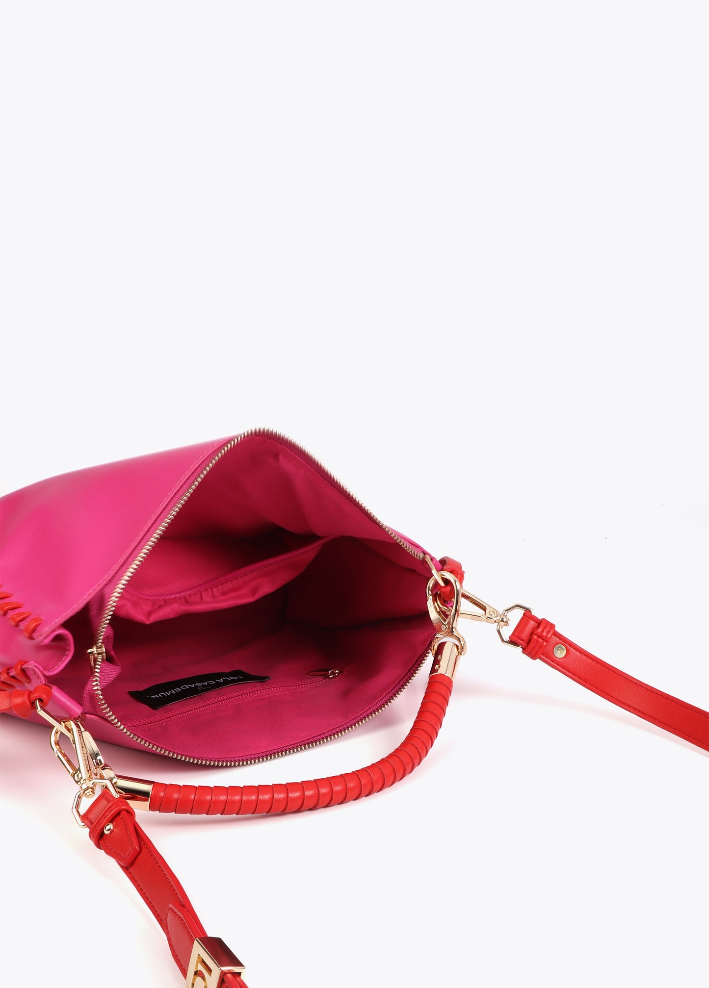 Bag with Contrasting Braided Detail