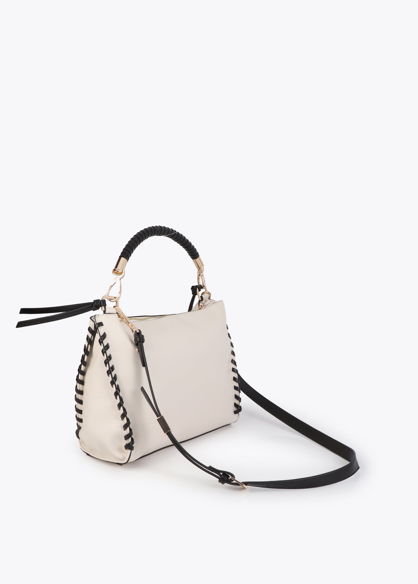 Bag with Contrasting Braided Detail
