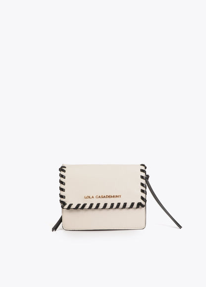 Crossbody Bag with Contrast Braided Detail