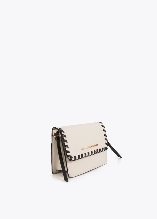 Crossbody Bag with Contrast Braided Detail