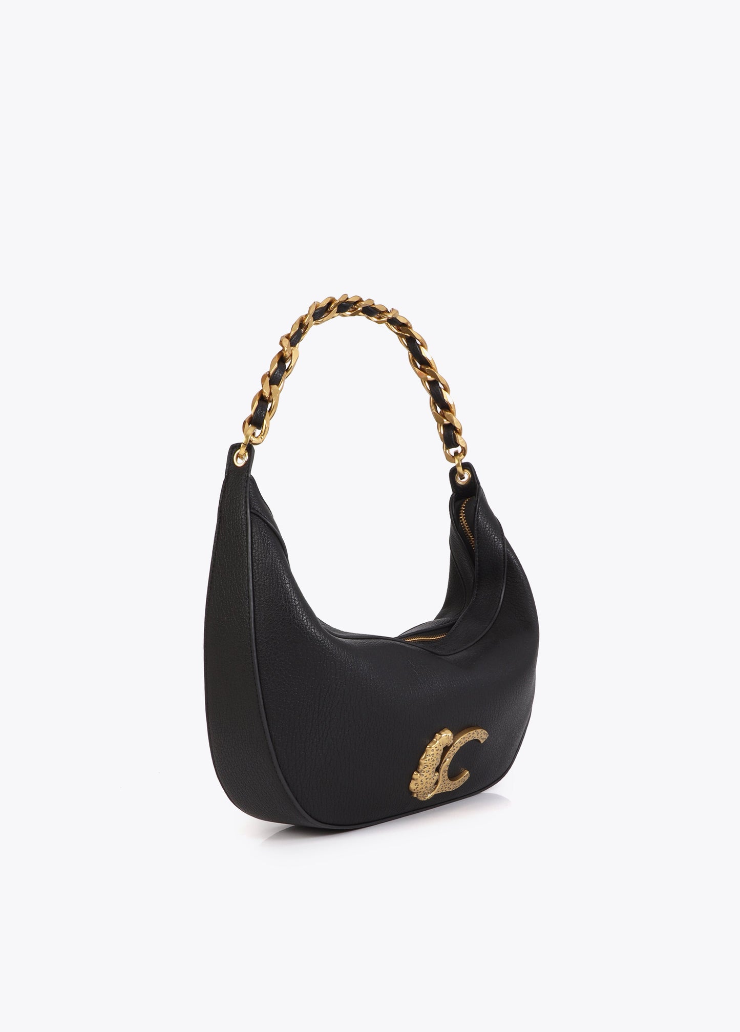 Half Moon Bag with Animal LC and Chain
