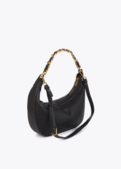 Half Moon Bag with Animal LC and Chain