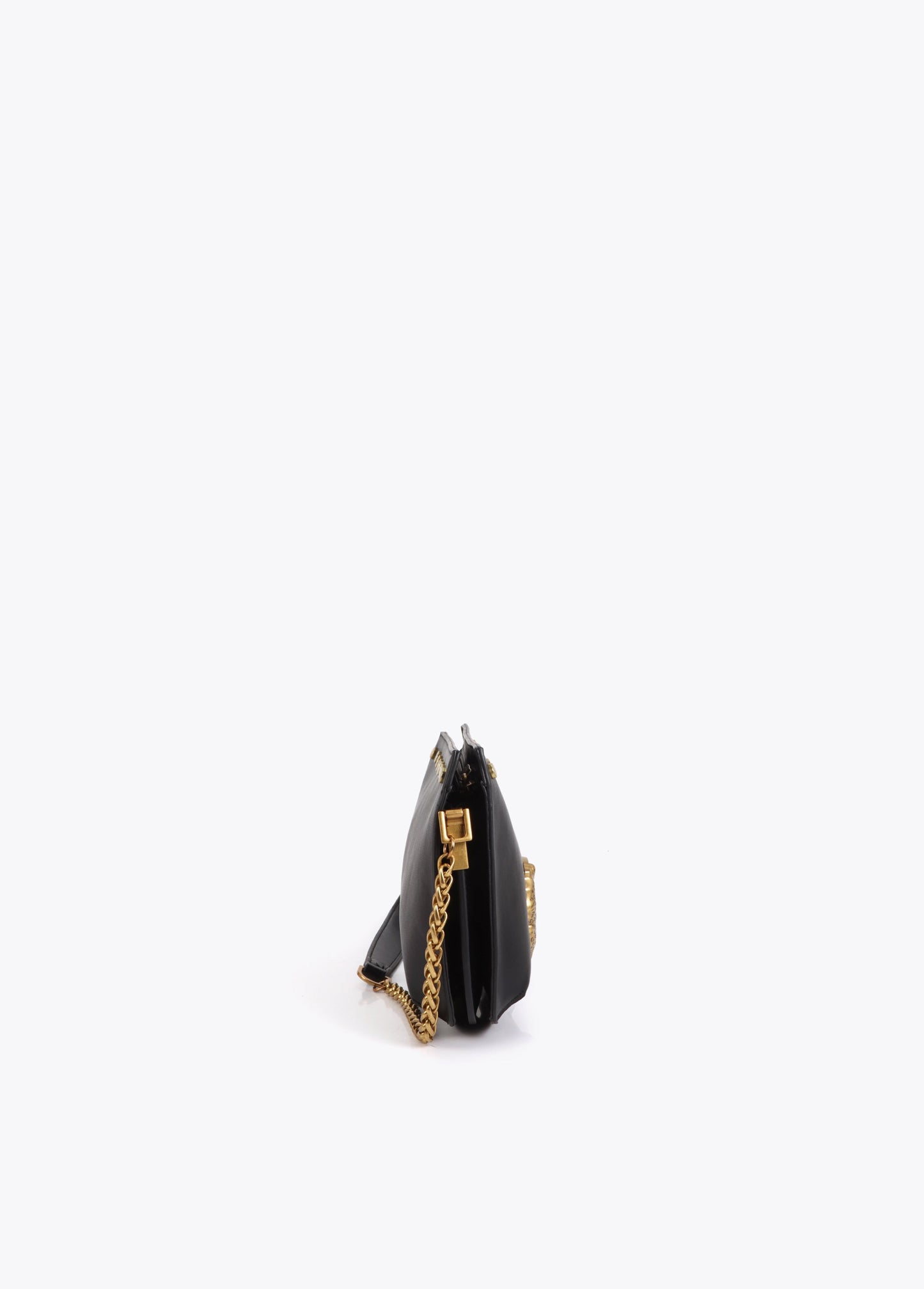 Black Studded Shoulder Bag