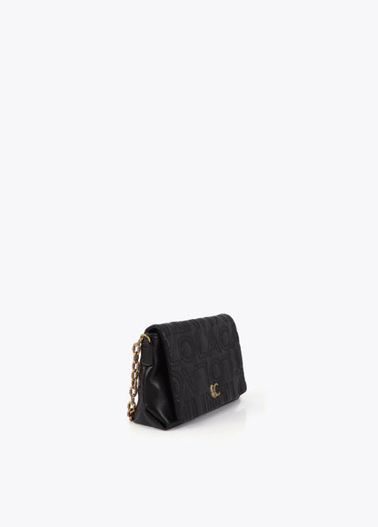 Crossbody Bag with Quilted Flap Logo