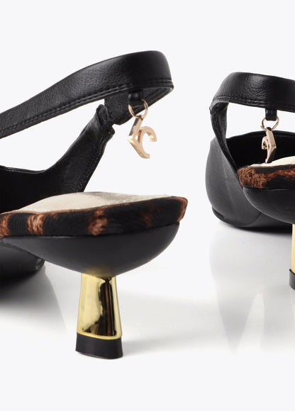 Studded Slingback Heels