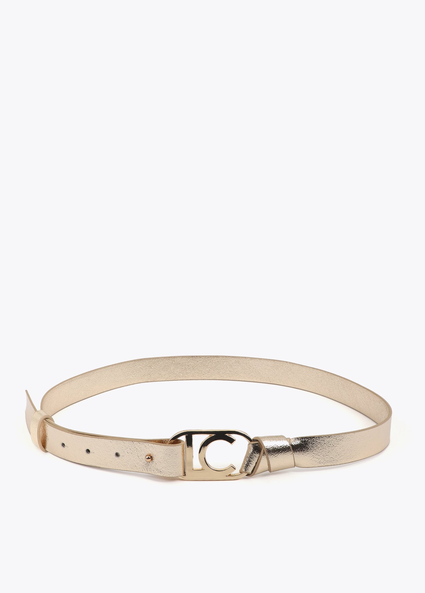 Metallic Reversible Belt Oval Logo