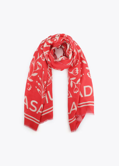 Floral Print Scarf