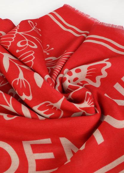 Floral Print Scarf