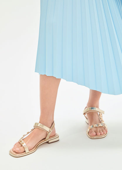 Asymmetrical Pleated Skirt