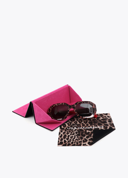 Bicolor Rectangular Sunglasses