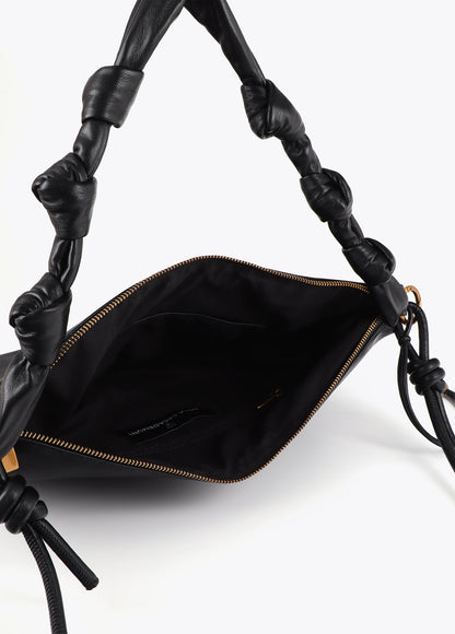 Nude Handle Flap Shoulder Bag