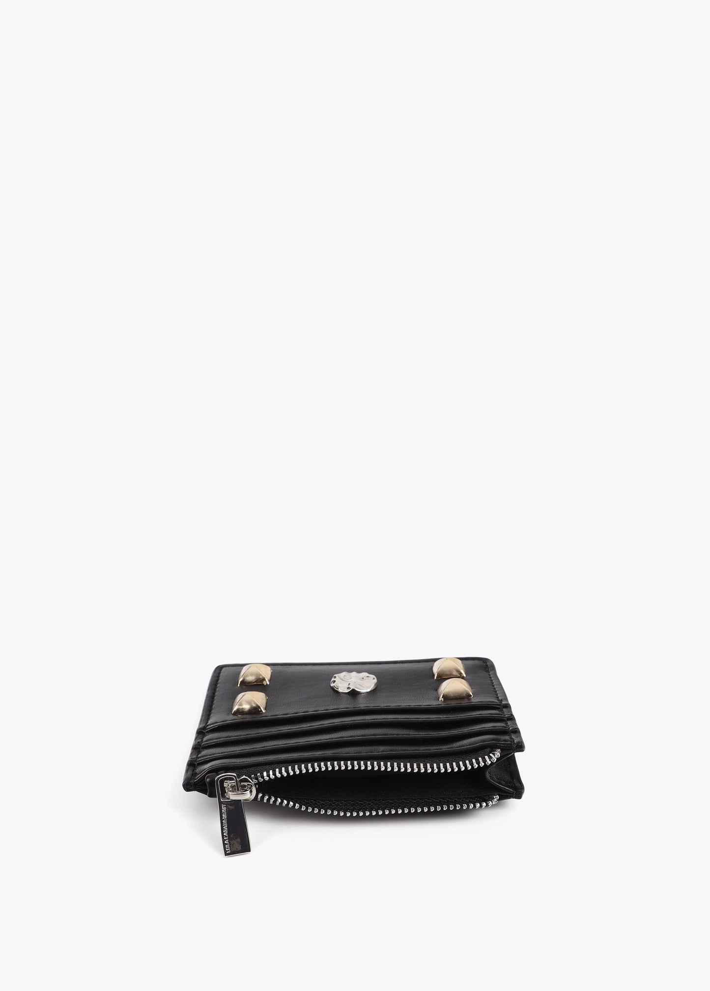 Card Holder with Gold and Silver Studs