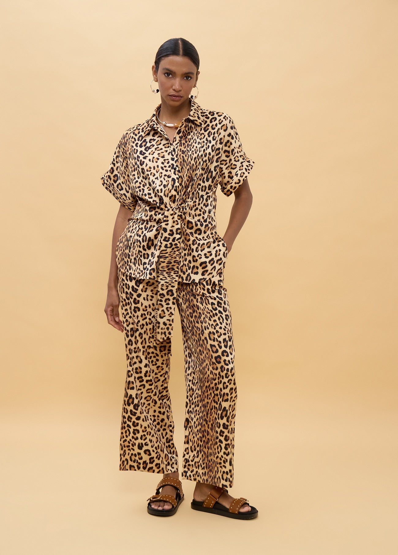 Animal Print Pants