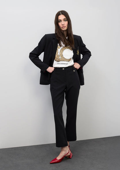 Cropped Flare Pants