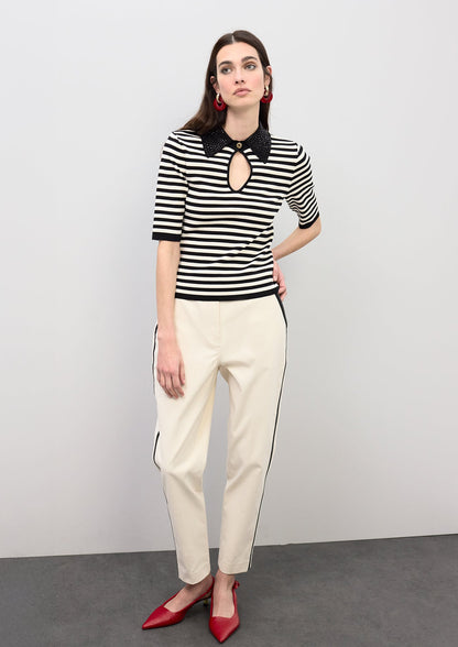 Vives Contrast Pants P.U.