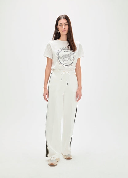 Scuba Pants with Side Stripes