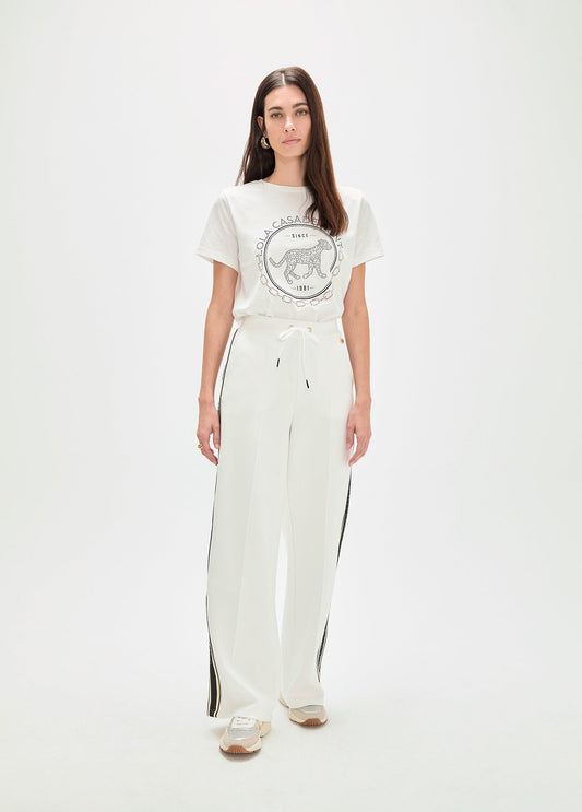 Scuba Pants with Side Stripes