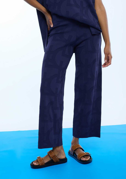 Jacquard Tricot Pants LC