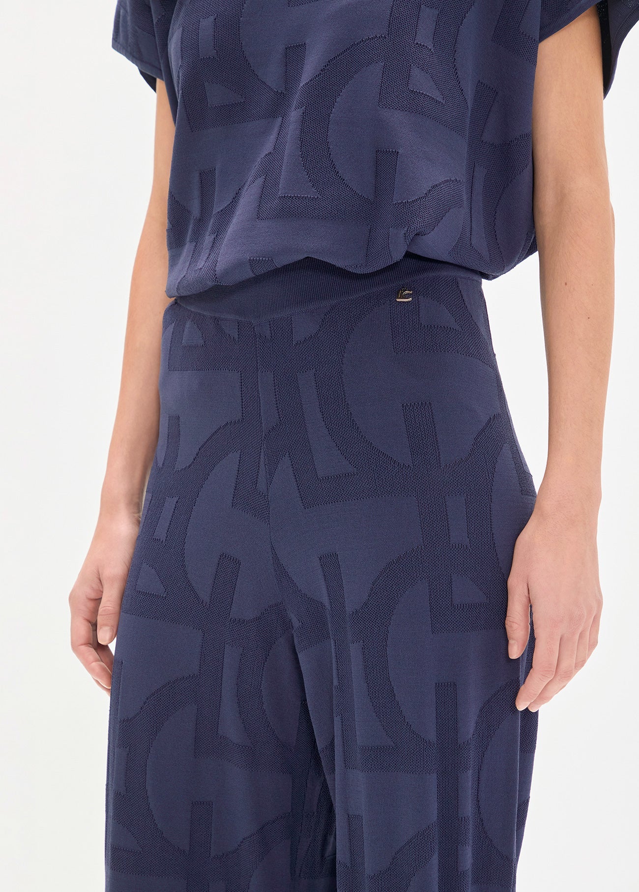 Jacquard Tricot Pants LC