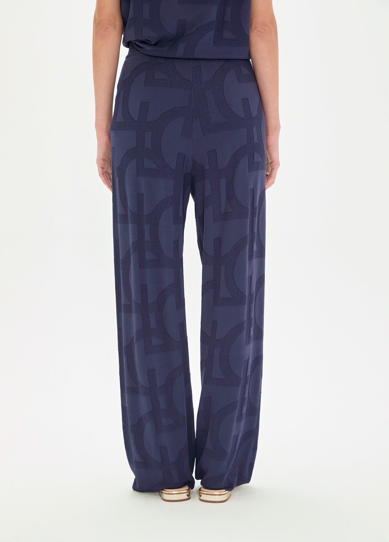 Jacquard Tricot Pants LC