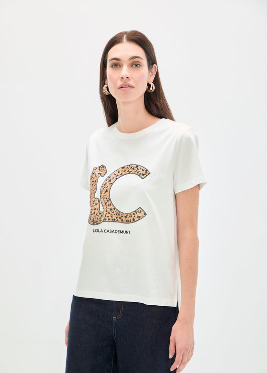 LC T-shirt with sequins