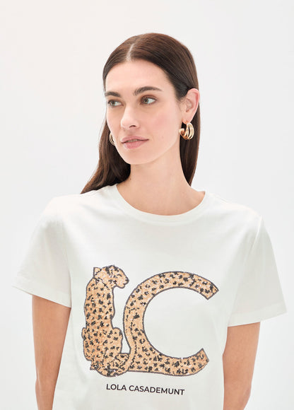 LC T-shirt with sequins