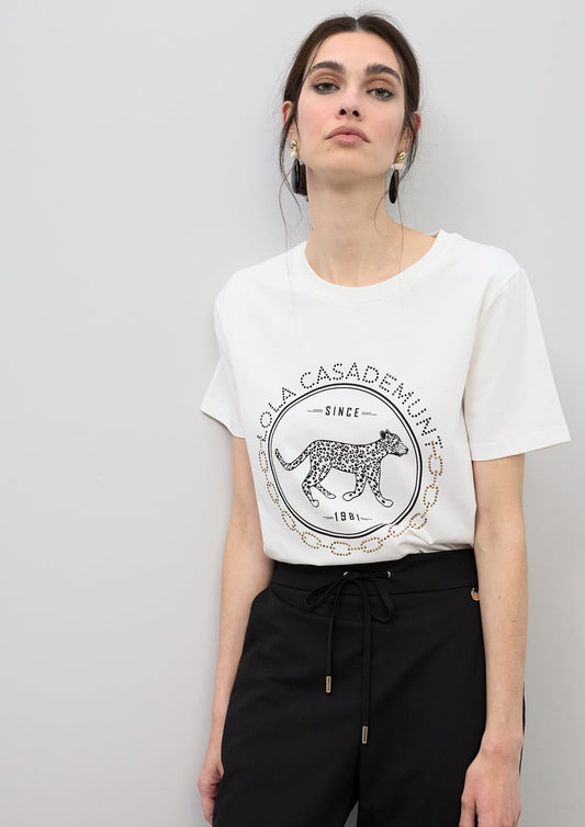 T-shirt with Strass