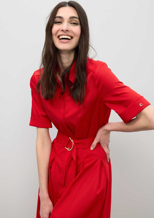 Flared Midi Skirt Dress