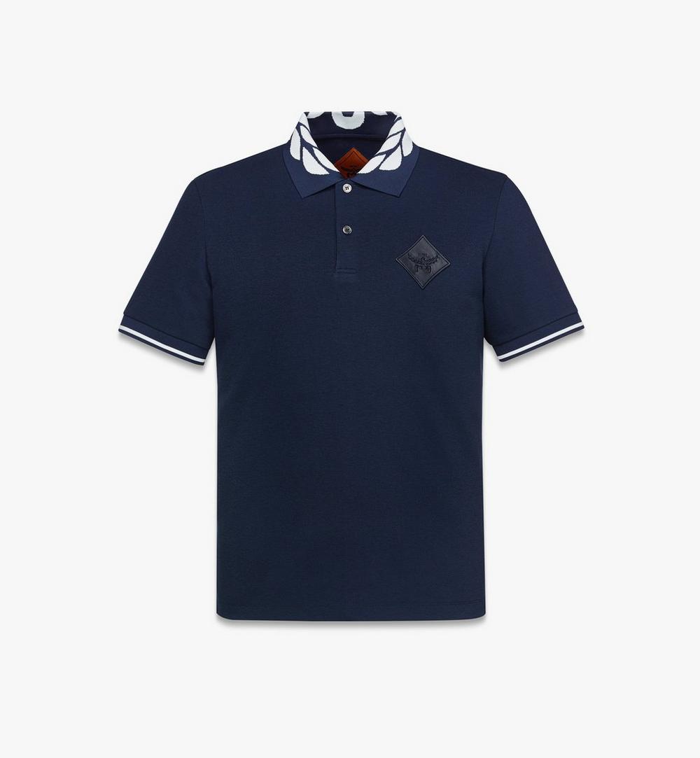 MHTFSMM17VD00L-Laurel Piqué Polo|DARK NAVY