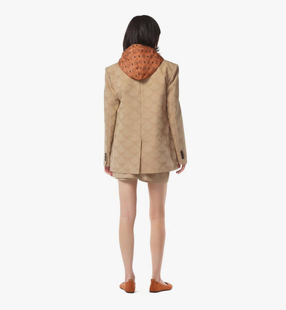 MFJFSMM01IG038-Lauretos Wool Jacquard Jacket|BEIGE