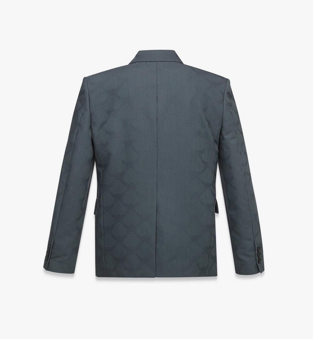 MHJFSMM08EG048-Lauretos Wool Jacquard Jacket|GREY