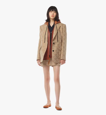MFJFSMM01IG042-Lauretos Wool Jacquard Jacket|BEIGE