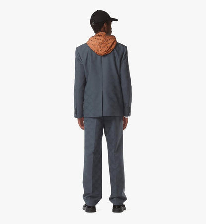 MHJFSMM08EG046-Lauretos Wool Jacquard Jacket|GREY