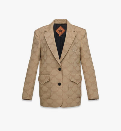 MFJFSMM01IG038-Lauretos Wool Jacquard Jacket|BEIGE