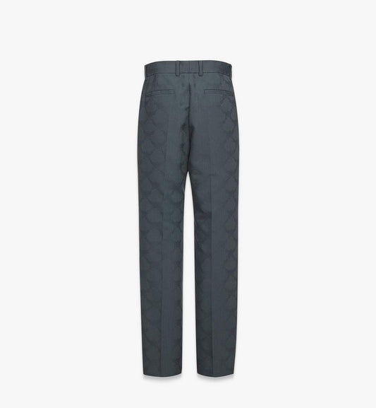 MHPFSMM01EG048-Lauretos Wool Jacquard Pants|GREY