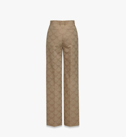 MFPFSMM01IG040-Lauretos Wool Jacquard Pants|BEIGE