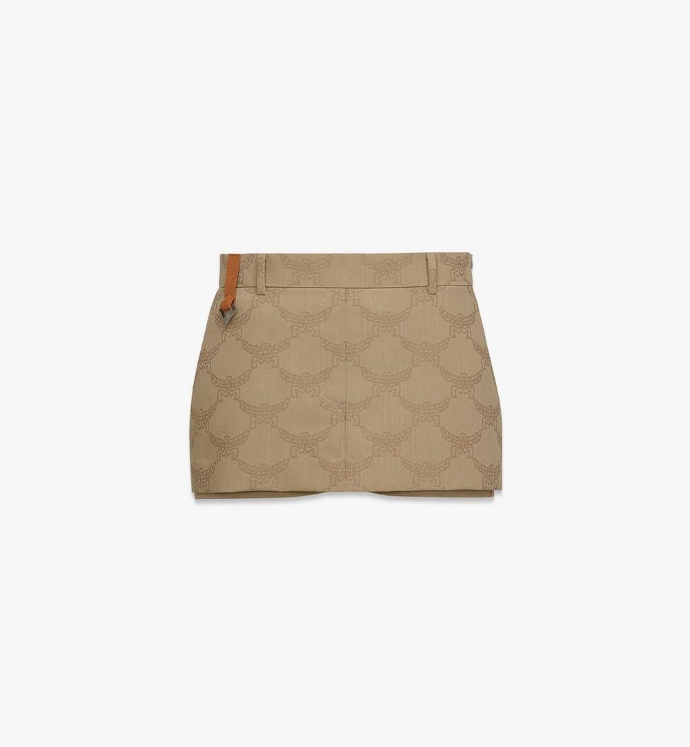MFPFSMM02IG038-Lauretos Wool Jacquard Shorts|BEIGE