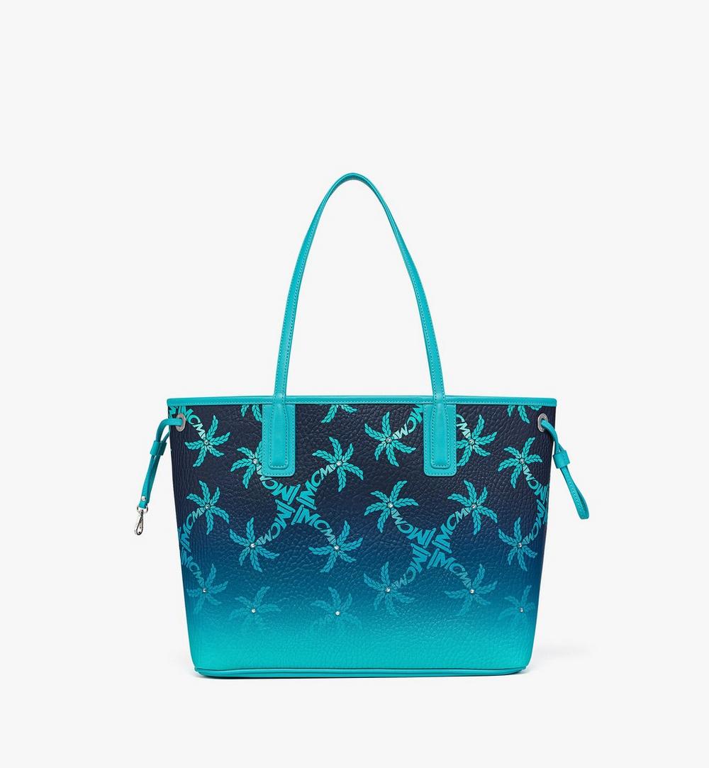 MWPFSLR021B001-Liz Shopper in Studded Palm Canvas|CERAMIC