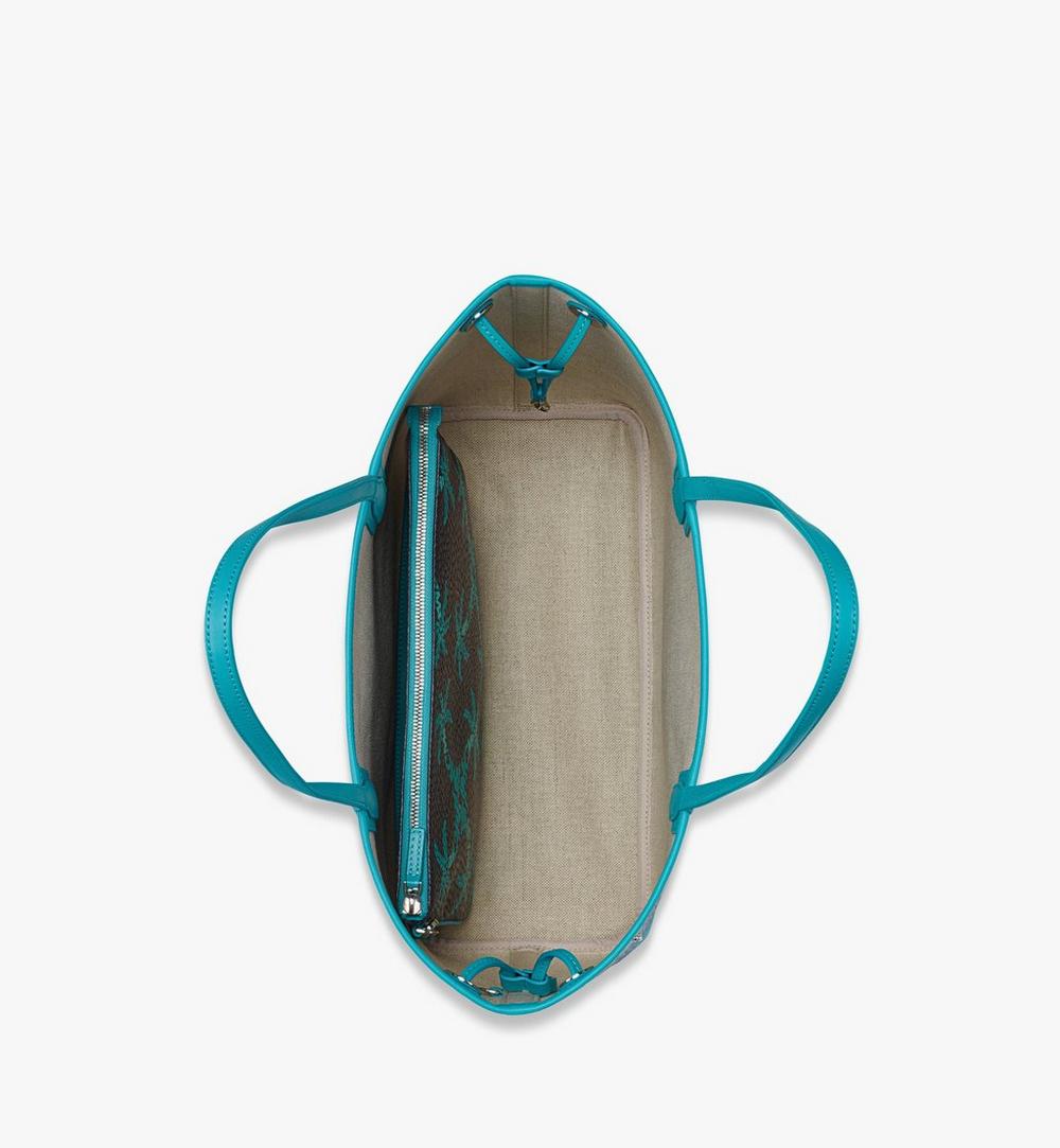 MWPFSLR021B001-Liz Shopper in Studded Palm Canvas|CERAMIC