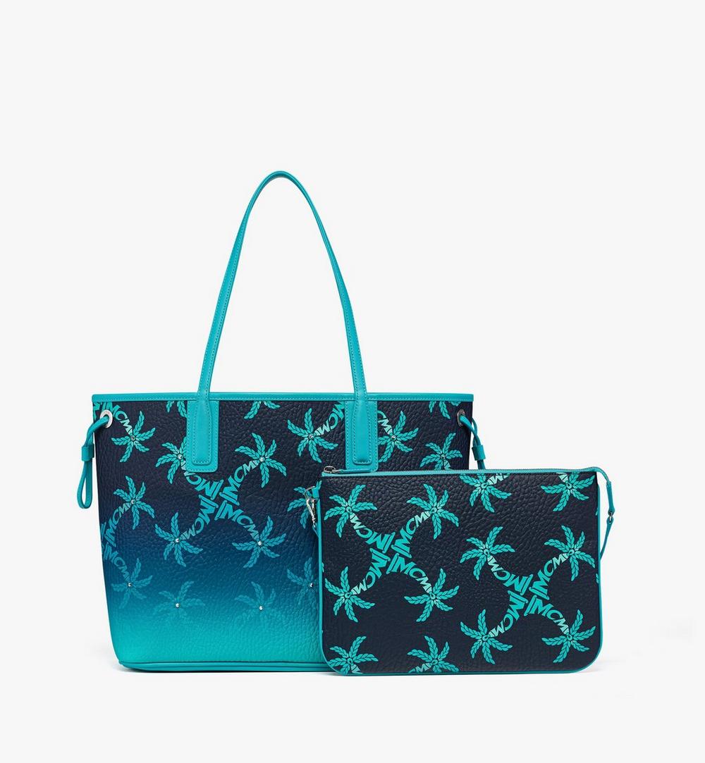 MWPFSLR021B001-Liz Shopper in Studded Palm Canvas|CERAMIC
