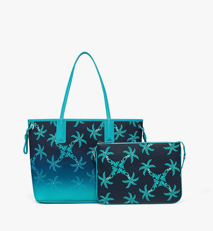 MWPFSLR021B001-Liz Shopper in Studded Palm Canvas|CERAMIC