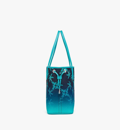 MWPFSLR021B001-Liz Shopper in Studded Palm Canvas|CERAMIC