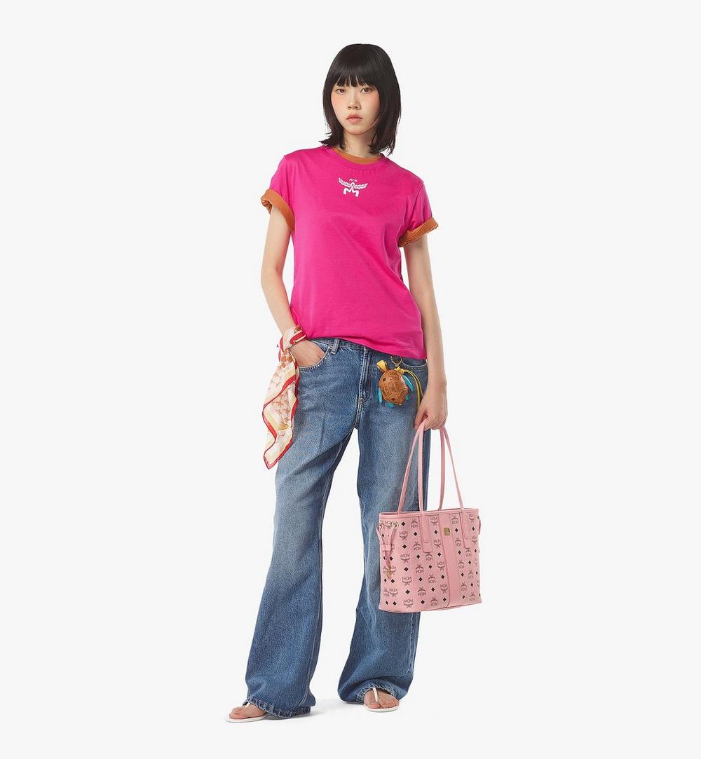 MWPFSLR07PZ001-Liz Shopper in Visetos|SOFT PINK