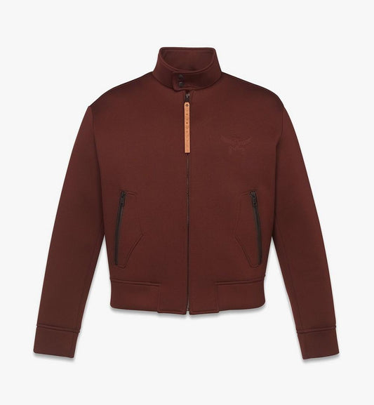 MHJFSMM01NR00L-Logo Jacket in Neoprene|BROWN