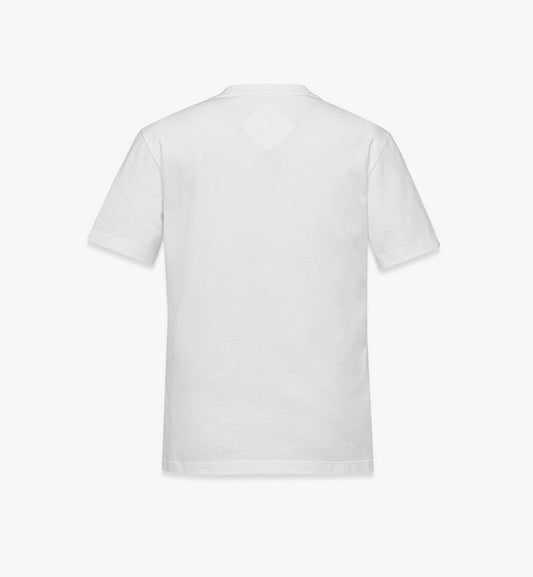 MFTFSBC01WT00M-Logo Print T-Shirt in Organic Cotton|White