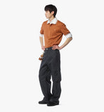 MHTFAMM01CO00L-M MCM COL MN PIQUE JQD POLO CO, LARGE|COGNAC